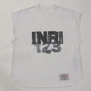 FEAR OF GOD INRI CUT-OFF TEE, WHITE